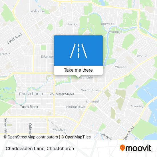Chaddesden Lane map