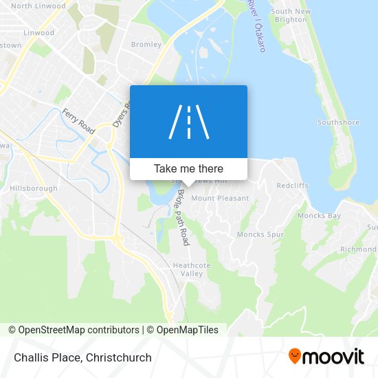 Challis Place map