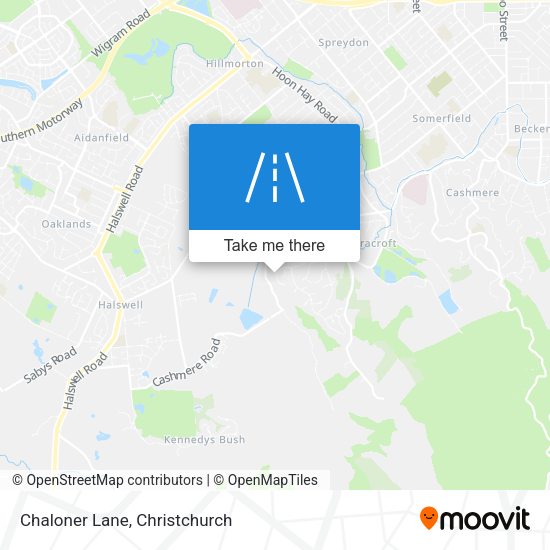 Chaloner Lane map