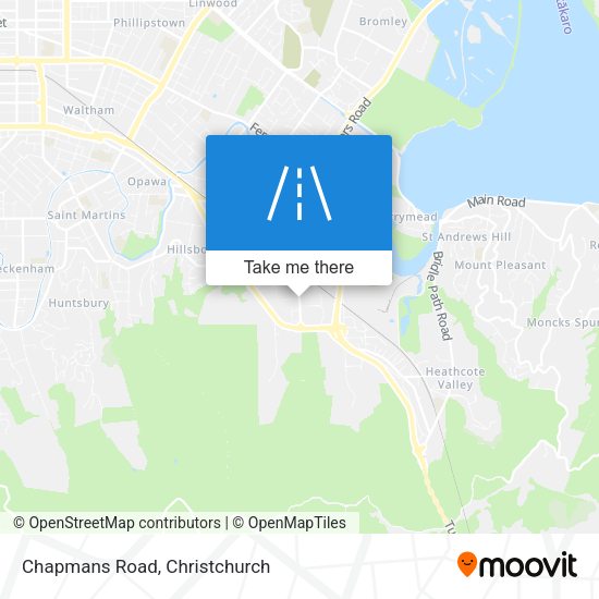 Chapmans Road map