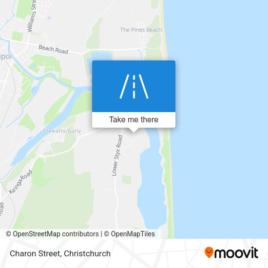 Charon Street map