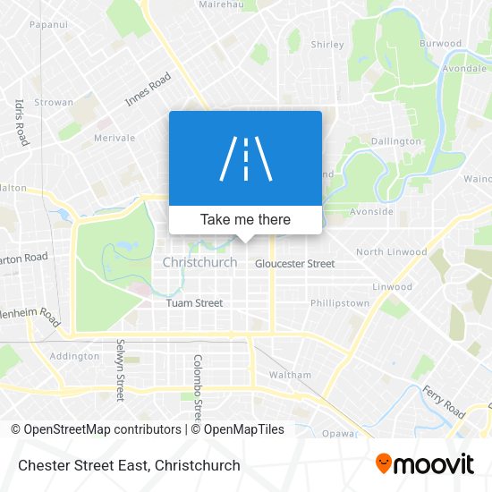 Chester Street East map