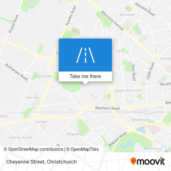 Cheyenne Street map