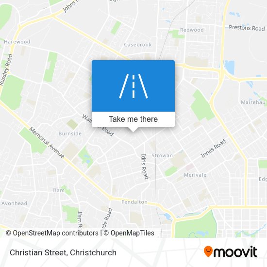 Christian Street map