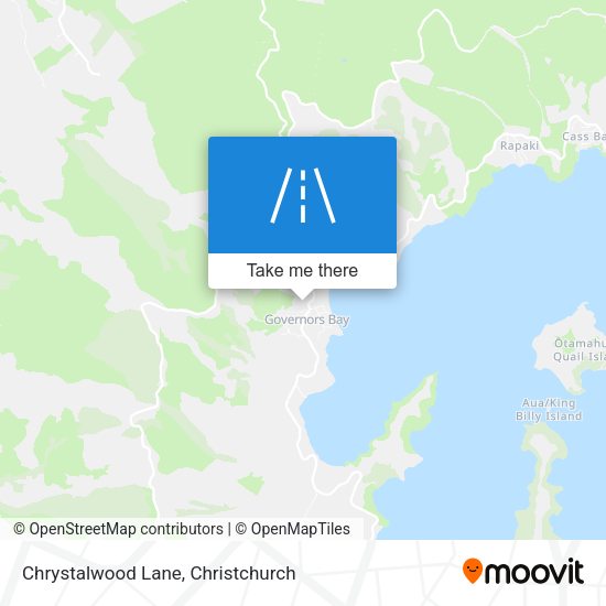Chrystalwood Lane map
