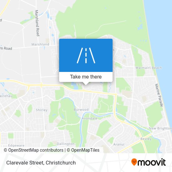 Clarevale Street map