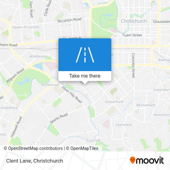 Clent Lane map