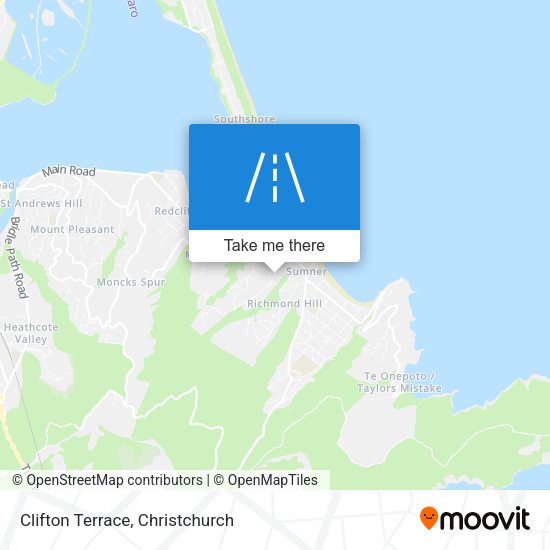Clifton Terrace map