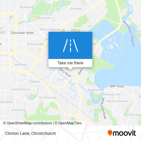 Clinton Lane map