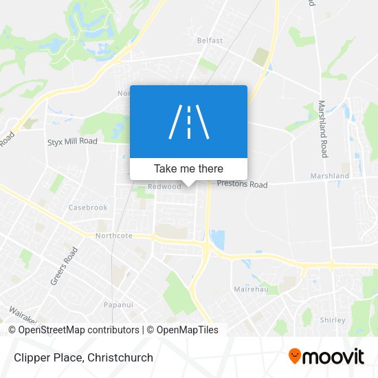 Clipper Place map