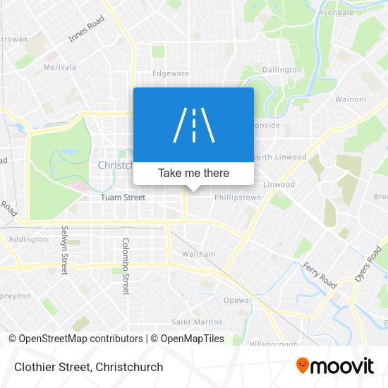 Clothier Street map