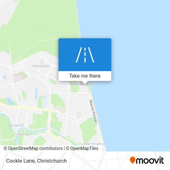 Cockle Lane map