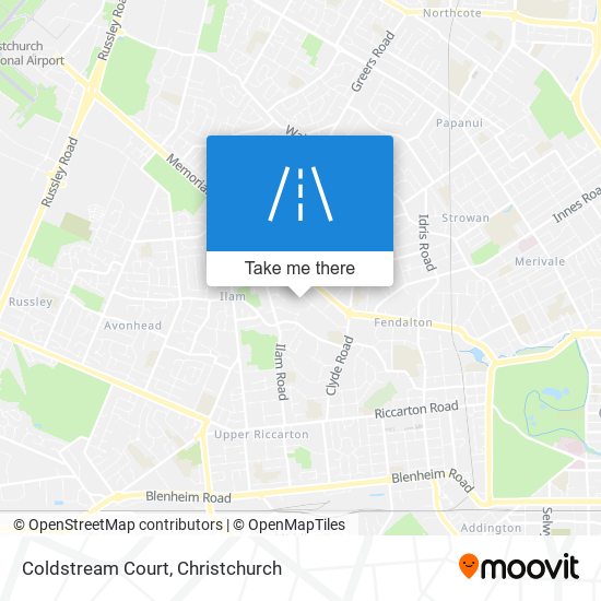 Coldstream Court map