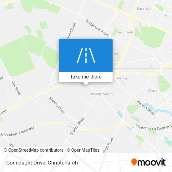 Connaught Drive map
