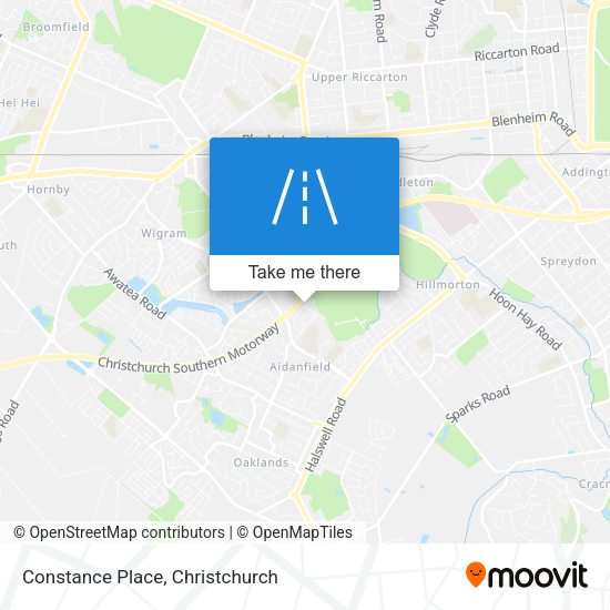 Constance Place map