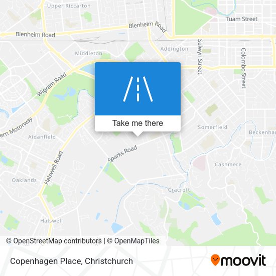 Copenhagen Place map