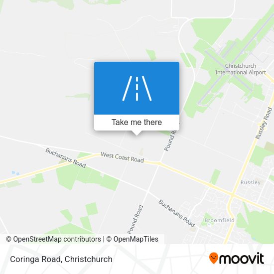 Coringa Road map