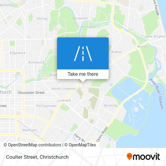 Coulter Street map