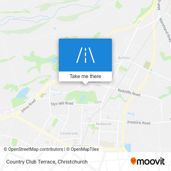 Country Club Terrace map