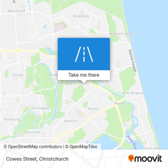 Cowes Street map