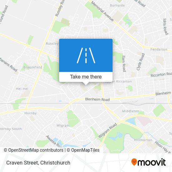 Craven Street map