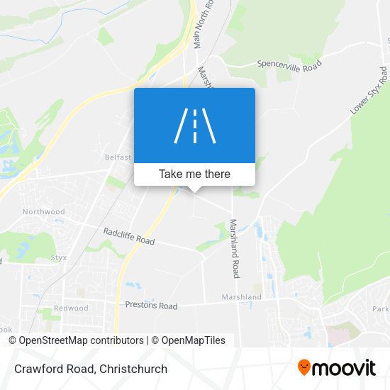Crawford Road map