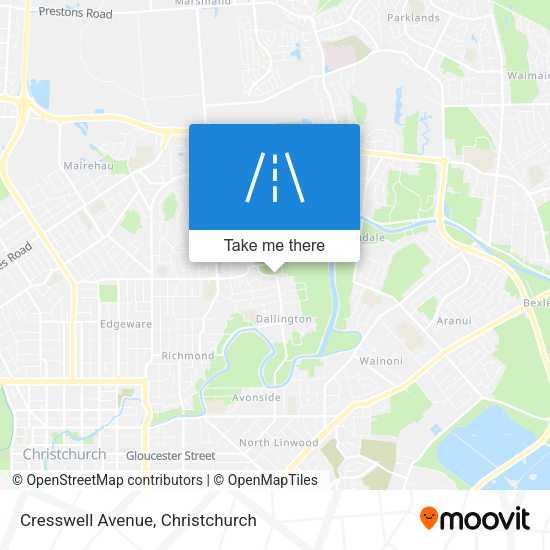 Cresswell Avenue map