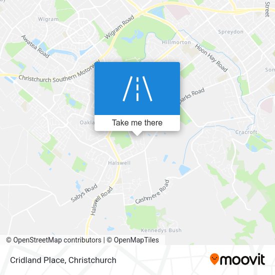 Cridland Place map