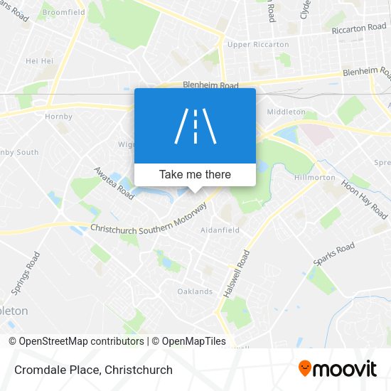 Cromdale Place map