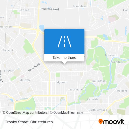 Crosby Street map