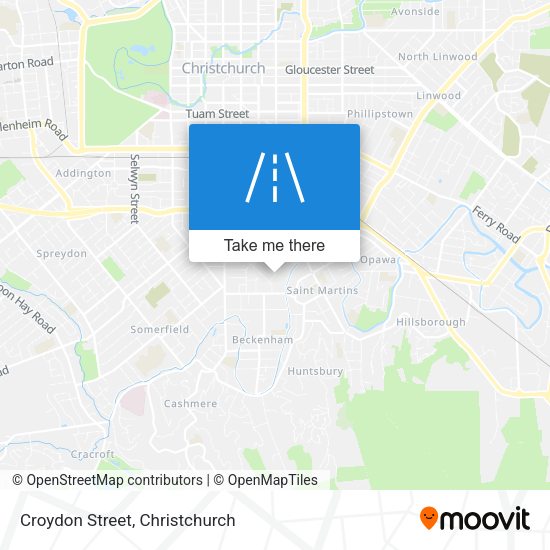 Croydon Street map
