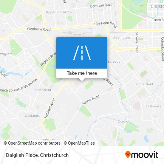Dalglish Place map