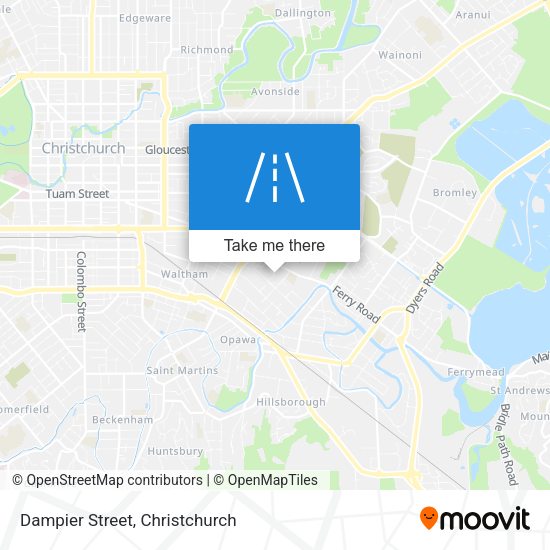 Dampier Street map