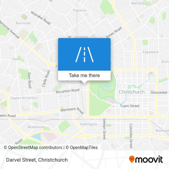Darvel Street map