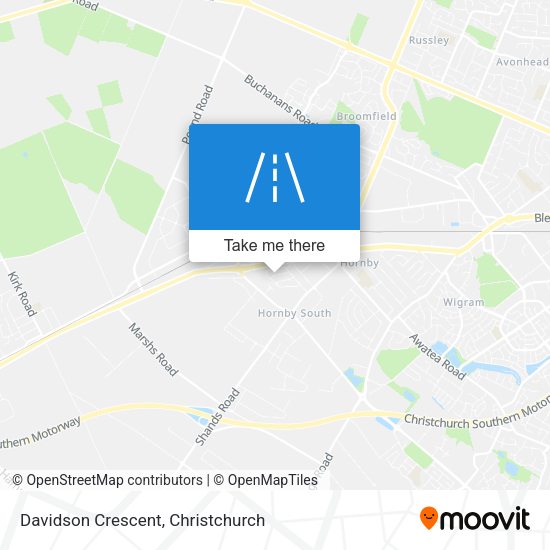 Davidson Crescent map