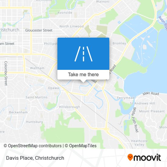 Davis Place map
