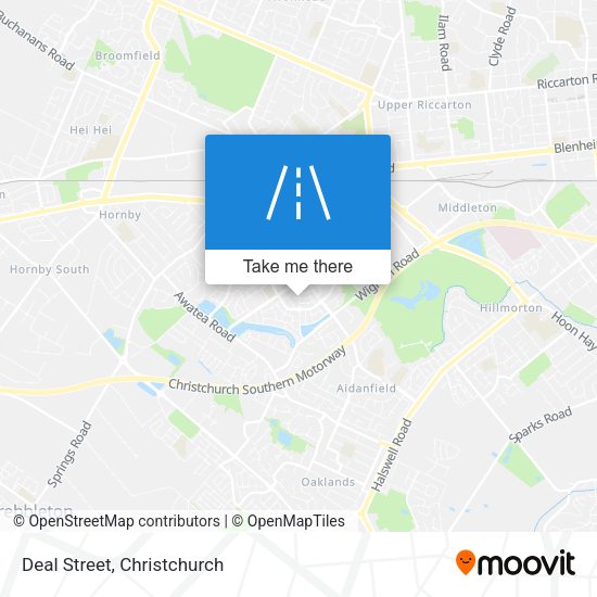Deal Street map