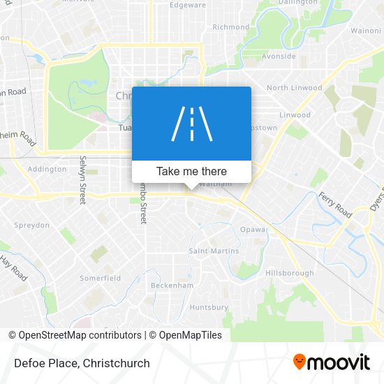 Defoe Place map
