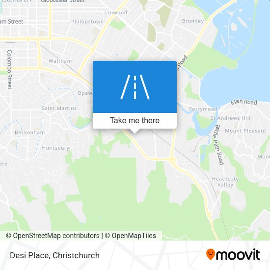 Desi Place map
