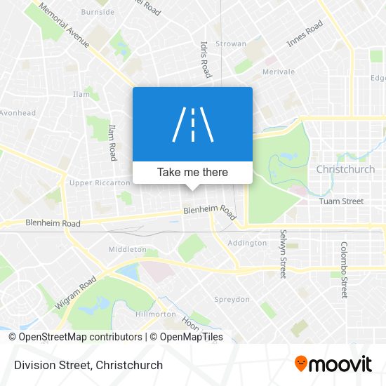 Division Street map