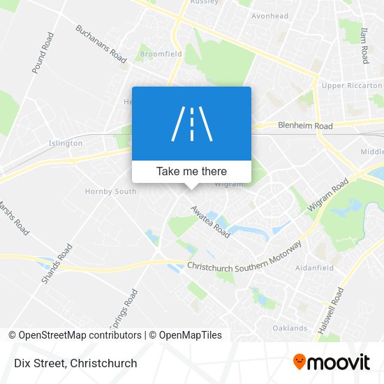 Dix Street map