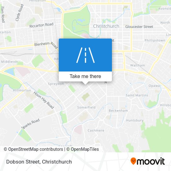 Dobson Street map