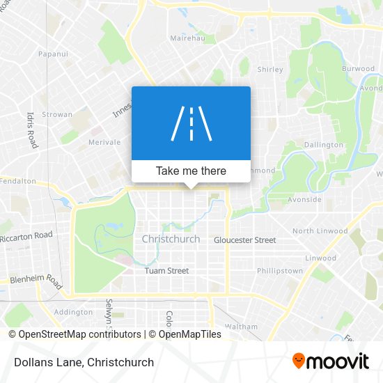 Dollans Lane map