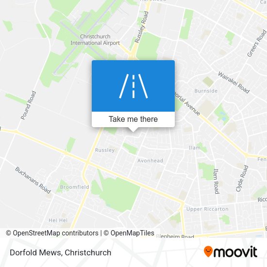 Dorfold Mews map