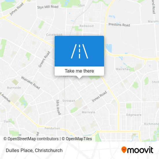 Dulles Place map