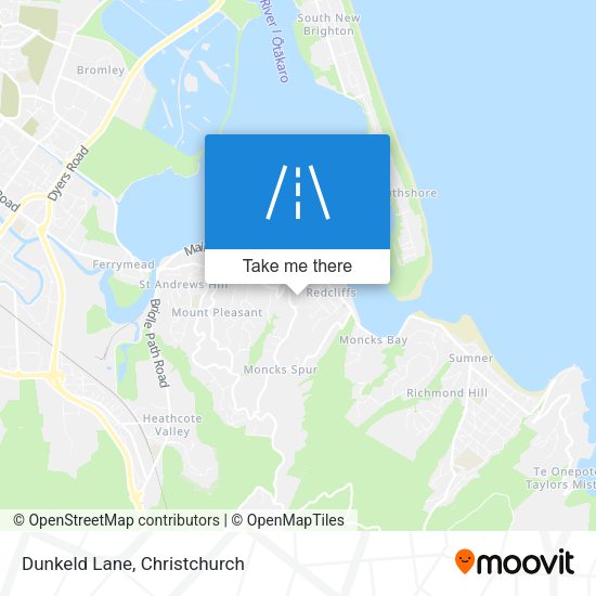 Dunkeld Lane map