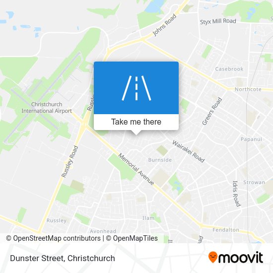 Dunster Street map