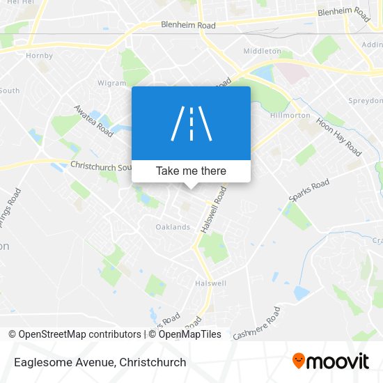 Eaglesome Avenue map