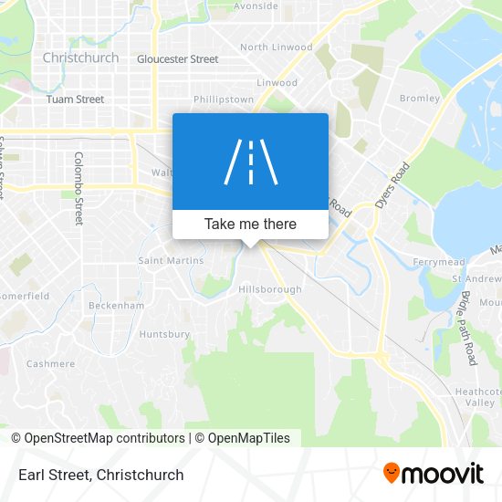 Earl Street map
