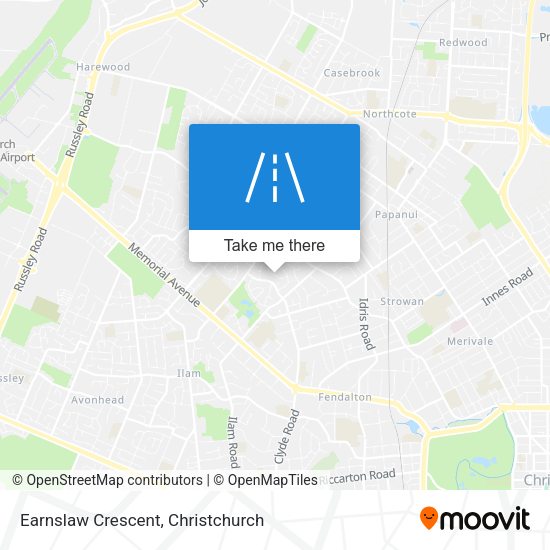 Earnslaw Crescent map